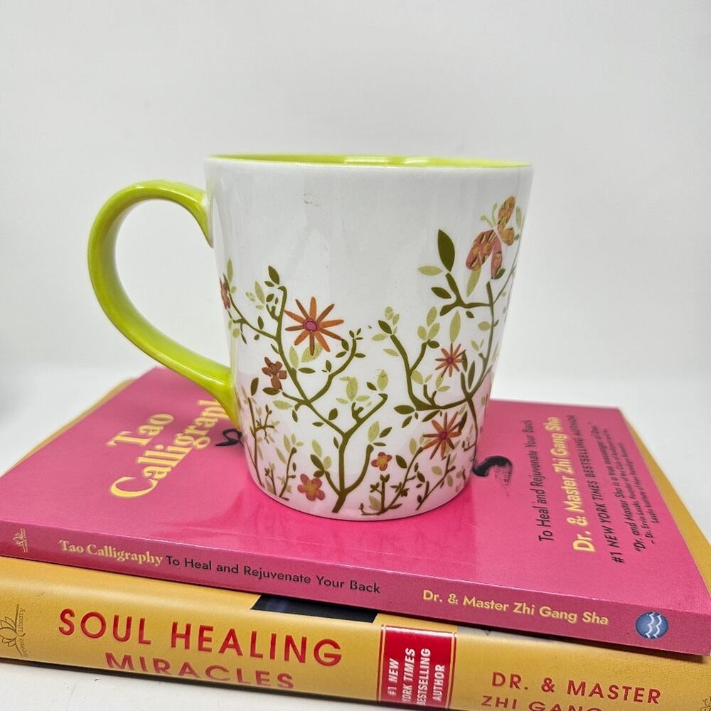 Starbucks mug coffee cup floral spring 12oz